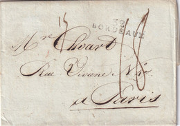 France Marque Postale - 32 / BORDEAUX 1803 - 1801-1848: Precursors XIX