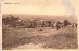 CPA Chèvremont - Panorama - Champ Avec Des Vaches - Autres & Non Classés