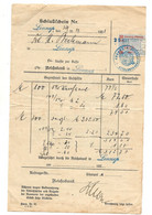 FISCAUX ALLEMAGNE 1921 20pf BLEU - Andere & Zonder Classificatie