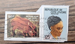 COTE D'IVOIRE Coiffes, Coiffure, Yvert N° 607 Oblitéré, Used. (Cachet Rond Entier) Il Sera Envoyé Le Fragment - Autres & Non Classés