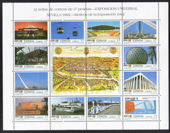 Espagne Spain Espana 1982 BF 2771 à 2783 Sévilla Esposicion Exposition Universelle Séville MNH Neuf Parfait V. Scan - Blokken & Velletjes
