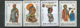 Rwanda  Timbres  Neufs  Costumes - Sammlungen