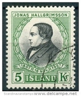 IJsland 1957 Jonas Hallgrimsson GB-USED. - Gebraucht