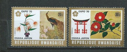 Rwanda  Timbres  Neufs  Expo70 Osaka - Colecciones