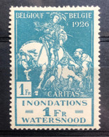 België, 1926, Nr 239-V, Postfris **, OBP 16€ - 1901-1930