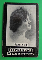 Chromo  Image  Ogden's  Cigarettes  Mabel  Allen - Ogden's