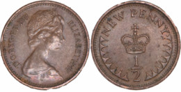 Grande-Bretagne - 1971 - 1/2 New Penny - 04-023 - 1/2 Penny & 1/2 New Penny