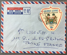 Sierra Leone, Divers Timbres Spéciaux Sur Enveloppe - (B4039) - Sierra Leone (1961-...)