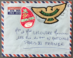 Sierra Leone, Divers Timbres Spéciaux Dont Eagle, Aigle Sur Enveloppe - (B4046) - Sierra Leone (1961-...)