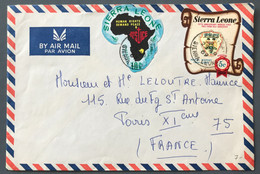 Sierra Leone, Divers Timbres Spéciaux Sur Enveloppe - (B4048) - Sierra Leone (1961-...)