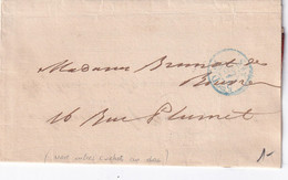 France Marque Postale - PARIS 5ème Dist. 1845 - 1801-1848: Vorläufer XIX