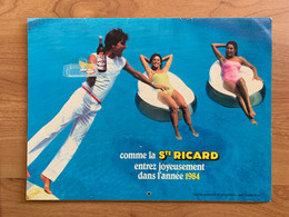 VP234 - Calendrier Ricard 1984 - Formato Grande : 1981-90