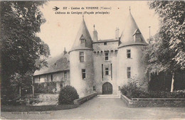 VIVONNE. - Château De Cercigny (Façade Principale) - Vivonne