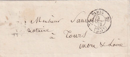 France Marque Postale - PARIS 3e (25c) 1852 - 1849-1876: Période Classique