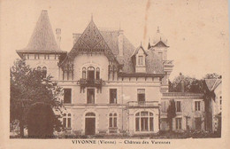 VIVONNE. - Château Des Varennes. Cliché Pas Courant - Vivonne