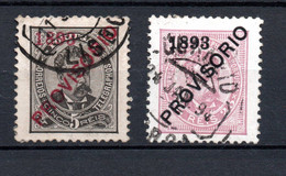 Portugal 18932 King Carlos/Provesorio  Stamps (Michel 87 And 90) Nice Used - Ongebruikt