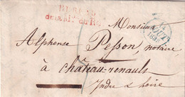 France Marque Postale - Paris Maison Du Roi - 1832 - 1801-1848: Vorläufer XIX