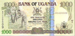 Uganda P-43c  1000 Sillings  2009  UNC - Ouganda