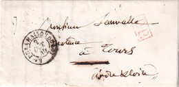 France Marque Postale - Paris Maison Du Roi - 1845 - 1801-1848: Precursors XIX