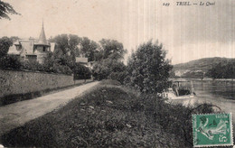 CPA   78  TRIEL---LE QUAI---1912 - Triel Sur Seine
