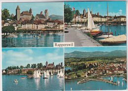 Rapperswil - Vierbildkarte - Rapperswil-Jona