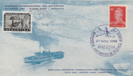 Argentina - Convegno Antartico Di Buenos Aires 1959 - Eventi E Commemorazioni