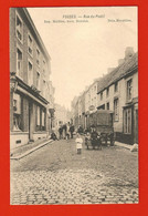 Fosses La Ville : Carte Postale De La Rue Du Postil Très Animée Vers 1910 - Fosses-la-Ville