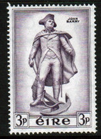 Ireland 1956 Single 3d  Stamp From The Barry Commemoration Set In Mounted Mint - Neufs