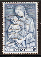 Ireland 1954 Single 3d  Stamp From The Maria Year Set In Fine Used - Nuovi