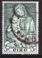 Ireland 1954 Single 5d  Stamp From The Maria Year Set In Fine Used - Unused Stamps