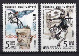 2022 TURKEY EUROPA STORIES AND MYTHS MNH ** - Nuovi