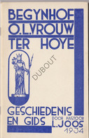 GENT - Begijnhof OLV Ter Hoye - 1934 - L. Joos   (V551) - Oud