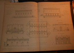 Plan De Fabrique Des Graisses Pour Voitures Et Huiles Minérales à Ivry (Seine).1866. - Public Works