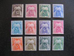 TB Série Taxe N° 78 Au N° 89, Neufs XX. - 1859-1959 Mint/hinged
