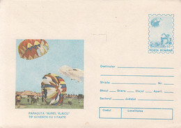 SPORTS, PARACHUTTING, AUREL VLAICU SOVERTH PARACHUTE, COVER STATIONERY, ENTIER POSTAL, 1994, ROMANIA - Fallschirmspringen