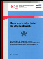 Kompetenzorientierter Deutschunterricht Sekundarstufe 1 Studienmaterial Lehramtsstudium Deutsch - School Books