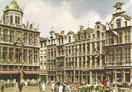 A CORNER OF THE MARKET PLACE, BRUSSELS, BELGIUM. UNUSED POSTCARD Ke4 - Markets