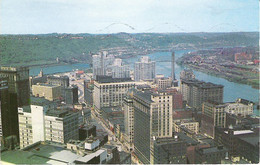 THE GOLDEN TRIANGLE, PITTSBURGH, PENNSYLVANIA, UNITED STATES.. Circa 1956  USED  POSTCARD Ke4 - Pittsburgh