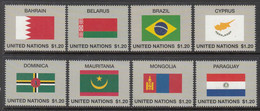 2020  United Nations New York Flags Complete Set Of 8 MNH  @ BELOW FACE VALUE - Neufs