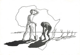 Burkina Faso Illustration CFDT Action Aide Au Développement CPM - Burkina Faso