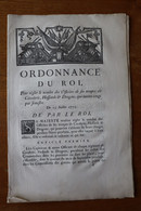 Ordonnance Du Roi  1775   Concernant Les Hussards Et Dragons  Belle Frise Militaire - Historische Documenten