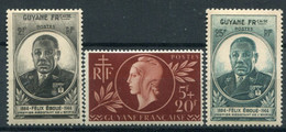 Guyane           179/181 * - Unused Stamps
