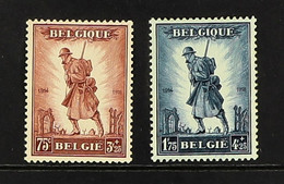 1932 Infantry Memorial Fund Set, Sc B123/B124 (Cob 351/352, SG 618/619), Never Hinged Mint. Scarce. (2) - Other & Unclassified