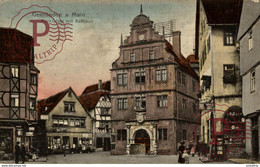 Gemünden, Marktplatz Mit   Rathaus  FELDPOST - Gemuenden