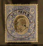 1903-04 10r Grey And Ultramarine, Wmk Crown CC, SG14, Very Fine Used. - Vide