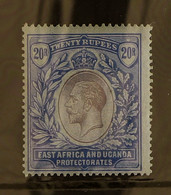 1912-21 20r Purple And Blue / Blue, Wmk Mult Crown CA, SG 60, Fine Mint. - Vide