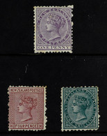 1874-78 1d Lilac Watermark 12a Perf 12Â½ SG 152 Plus A 4d Maroon Wmk 12a Perf 12Â½ SG 155 And A 1s Green Wmk 12a Perf Co - Other & Unclassified