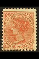 1882-1900 1s Red-brown, Perf 10 X 11, SG 245, Fine Mint. - Other & Unclassified