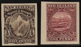 1900 PLATE PROOFS Â½d Chocolate & 1d Lake Imperforate Proofs, As SG 273/4, Very Fine Without Gum (2 Proofs). - Other & Unclassified