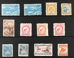 1902-07 Pictorial Definitives Set To 1s, Perf 11, SG 308/15, Plus SG Additional Listed Shades For 2Â½d, 6d (2 Different) - Other & Unclassified